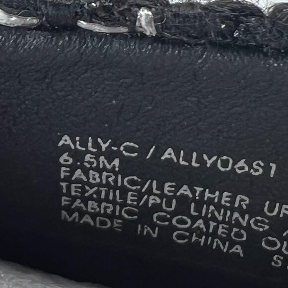 Steve Madden Ally Tweed Knee High Block Heel Boots Black/White Women 6.5M NWOB - Picture 8 of 9